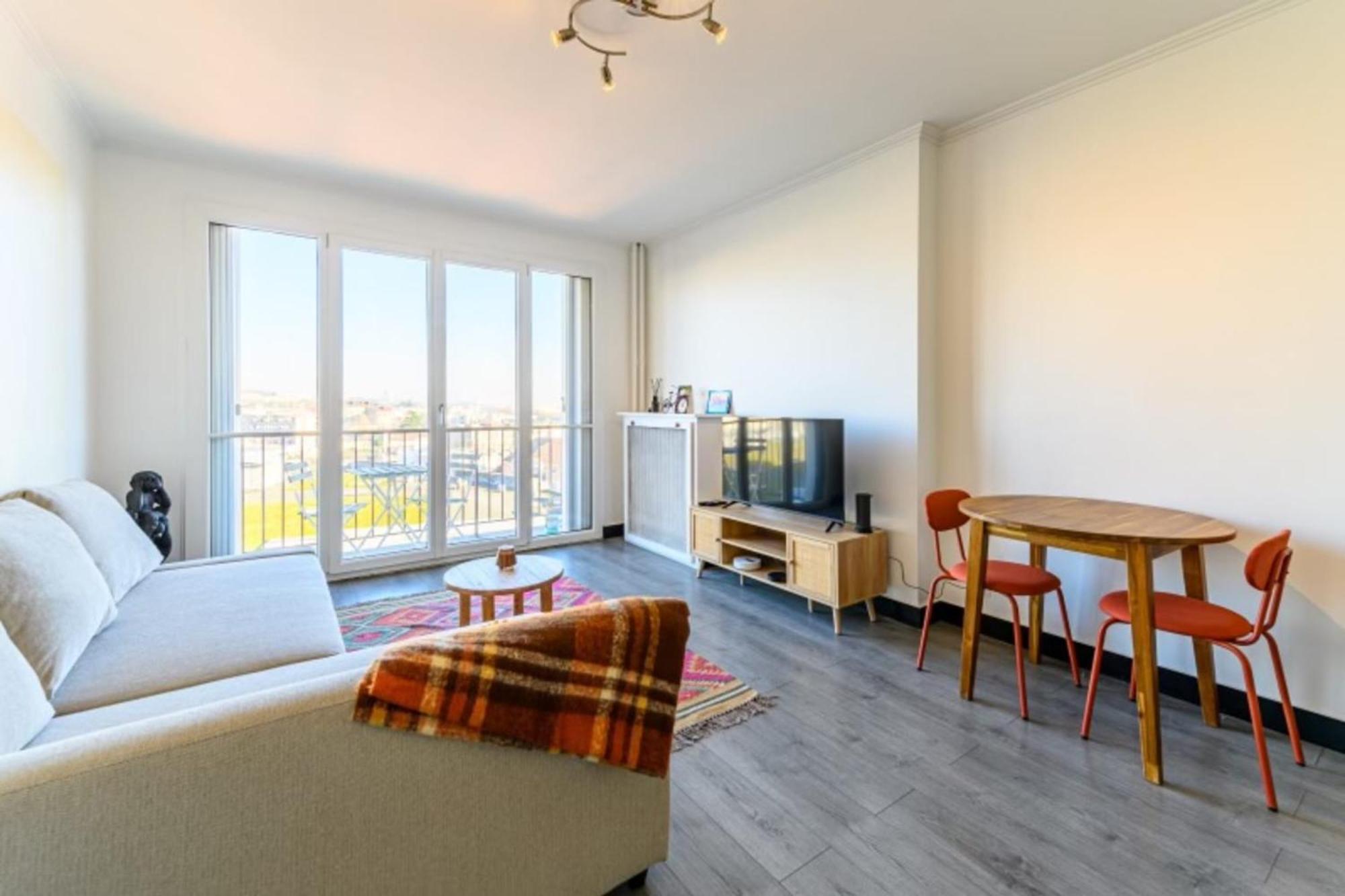 Apartamento Magnifique Duplex Cosy Gare Terrasse 4Pers Argenteuil Exterior foto